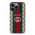 GUCCI LOGO FABRIC iPhone 13 Pro Case Cover