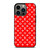 LOUIS VUITTON LV LOGO RED PATTERN iPhone 13 Pro Case Cover