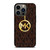 MICHAEL KORS MK GOLD EMBLEM iPhone 13 Pro Case Cover