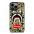SHARK CAMO BATHING APE SUPREME iPhone 13 Pro Case Cover