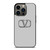 VALENTINO SILVER EMBLEM iPhone 13 Pro Case Cover VALENTINO SILVER EMBLEM iPhone 13 Pro Case Cover