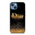 DIOR GOLDEN LOGO iPhone 13 Case Cover