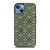 LOUIS VUITTON LOGO LV GREEN PATTERN SINCE 1854 iPhone 13 Case Cover
