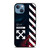 OFF WHITE LOGO FOR NIKE USA iPhone 13 Case Cover