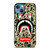 SHARK CAMO BATHING APE SUPREME iPhone 13 Case Cover