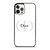 CHRISTIAN DIOR PARIS LOGO iPhone 12 Pro Case Cover