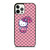 HELLO KITTY GUCCI PINK PATTERN LOGO iPhone 12 Pro Case Cover