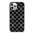 LOUISE VUITTON LOGO PATTERN BLACK WHITE iPhone 12 Pro Case Cover