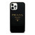 PRADA MILANO BLACK iPhone 12 Pro Case Cover