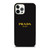 PRADA MILANO GOLD LETTER iPhone 12 Pro Case Cover