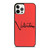VALENTINO LOGO RED iPhone 12 Pro Case Cover