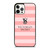 VICTORIA'S SECRET PINK STRIPES 2 iPhone 12 Pro Case Cover