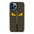 FENDI PARIS EYES PATTERN iPhone 12 Pro Max Case Cover