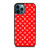 LOUIS VUITTON LV LOGO RED PATTERN iPhone 12 Pro Max Case Cover