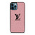 LOUIS VUITTON LV PINK SPARKLE iPhone 12 Pro Max Case Cover