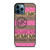 MICHAEL KORS PINK STRIP LOGO iPhone 12 Pro Max Case Cover