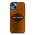 HARLEY DAVIDSON ORANGE NOISED iPhone 14 Case Cover