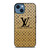 LOUIS VUITTON LV GOLDEN LOGO iPhone 14 Case Cover