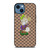 MINNIE MOUSE GUCCI PATTERN LOGO iPhone 14 Case Cover MINNIE MOUSE GUCCI PATTERN LOGO iPhone 14 Case Cover
