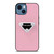 PINK PRADA LOGOEMBLEM iPhone 14 Case Cover