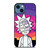 RICK AND MORTY PURPLE ART iPhone 14 Case Cover