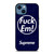 SUPREME FUCK EM BLUE iPhone 14 Case Cover