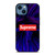 SUPREME GLOWING PALM TREE iPhone 14 Case Cover