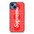 SUPREME RED BANDANA iPhone 14 Case Cover