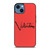 VALENTINO LOGO RED iPhone 14 Case Cover