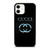 GUCCI LOGO BLUE ON BLACK EMBLEM iPhone 12 Case Cover