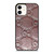 GUCCI LOGO LEATHER ICON iPhone 12 Case Cover