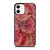 HERMES PARIS LOGO RED ROSE iPhone 12 Case Cover