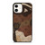 LOUIS VUITTON LV LOGO CAMO LEATHER iPhone 12 Case Cover
