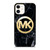 MICHAEL KORS GOLD MK LOGO iPhone 12 Case Cover