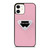 PINK PRADA LOGOEMBLEM iPhone 12 Case Cover