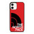 THE NORTH FACE LOGO BLACK RED iPhone 12 Case Cover