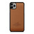 HERMES PARIS FASHION LOGO EMBLEM BROWN iPhone 11 Pro Max Case Cover