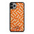 HERMES PARIS PATTERN ORANGE iPhone 11 Pro Max Case Cover