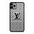 LOUIS VUITTON LV LOGO GRAY iPhone 11 Pro Max Case Cover