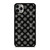 LOUISE VUITTON LOGO PATTERN BLACK WHITE iPhone 11 Pro Max Case Cover