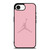 AIR JORDAN PINK LOGO iPhone 16e Case Cover