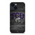 TCU HORNED FROGS FOOTBALL WOOD LOGO  iPhone 14 Plus Case Cover