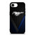 FORD MUSTANG BLLUE CARBON EMBLEM iPhone 16e Case Cover