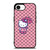 HELLO KITTY GUCCI PINK PATTERN LOGO iPhone 16e Case Cover