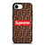 SUPREME FENDI PATTERN iPhone 16e Case Cover
