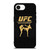UFC FIGHTING FABRIC LOGO iPhone 16e Case Cover UFC FIGHTING FABRIC LOGO iPhone 16e Case Cover