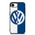 VW VOLKSWAGEN SLICED BLUE LOGO iPhone 16e Case Cover VW VOLKSWAGEN SLICED BLUE LOGO iPhone 16e Case Cover