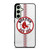 BOSTON RED SOX LEATHER STITCH Samsung Galaxy S24 FE Case Cover