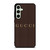 GUCCI LOGO BROWN PATTERN Samsung Galaxy S24 FE Case Cover GUCCI LOGO BROWN PATTERN Samsung Galaxy S24 FE Case Cover