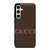 GUCCI LOGO PATTERN BROWN EMBLEM Samsung Galaxy S24 FE Case Cover GUCCI LOGO PATTERN BROWN EMBLEM Samsung Galaxy S24 FE Case Cover